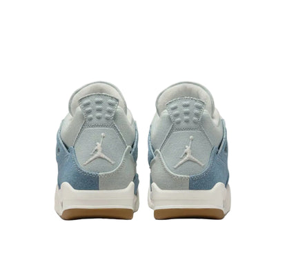 Jean Jordan 4 Retro TEX  bleu  usé en taille 41