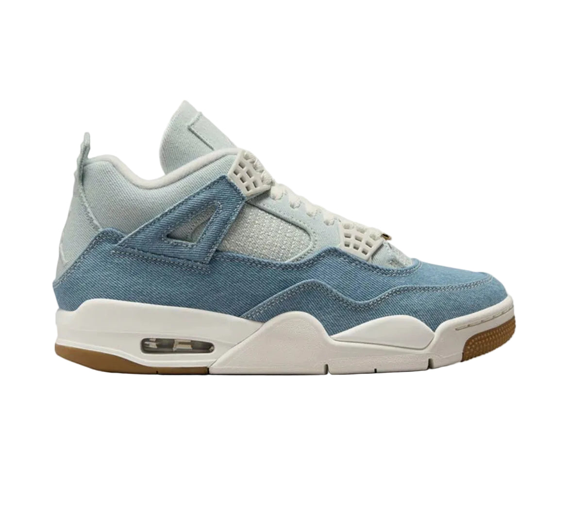 Jean Jordan 4 Retro TEX  bleu  usé en taille 41